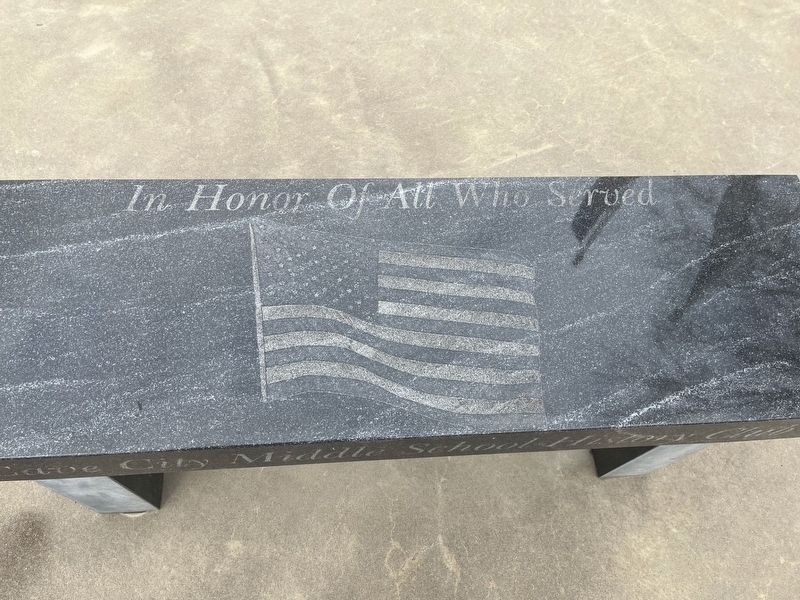 In Honor of all who Served Marker. Click for full size. In Honor of all who Served Marker image. Click for full size.