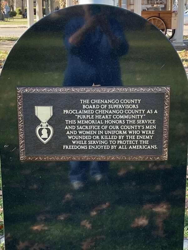 Purple Heart Community Marker. Click for full size. Purple Heart Community Marker image. Click for full size.