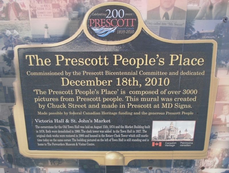 The Prescott People's Place Marker. Click for full size. The Prescott People's Place Marker image. Click for full size.