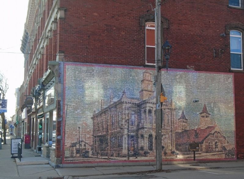 The Prescott People's Place Mural and Marker image. Click for full size.
