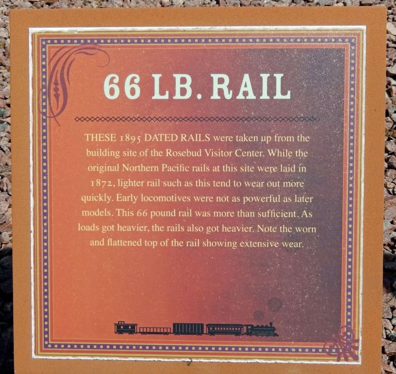 66 Lb. Rail Marker image. Click for full size.