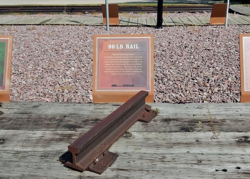 90 Lb. Rail & Marker. Click for full size. 90 Lb. Rail & Marker image. Click for full size.