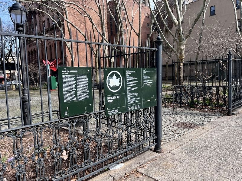 Harlem Art Park Gate. Click for full size. Harlem Art Park Gate image. Click for full size.
