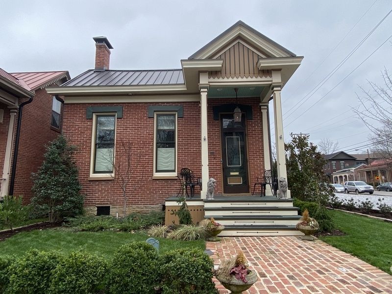 The detached house mentioned in the marker text. Click for full size. The detached house mentioned in the marker text image. Click for full size.