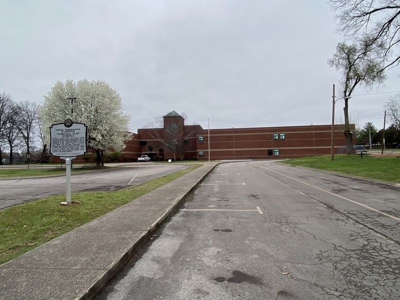School Desegregation in Nashville "Nashville Plan" Schools / Hattie Cotton Elementary School Marker. Click for full size. School Desegregation in Nashville "Nashville Plan" Schools / Hattie Cotton Elementary School Marker image. Click for full size.