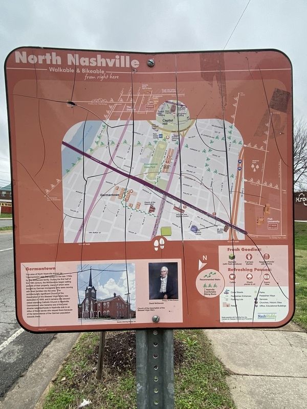 Germantown Marker. Click for full size. Germantown Marker image. Click for full size.