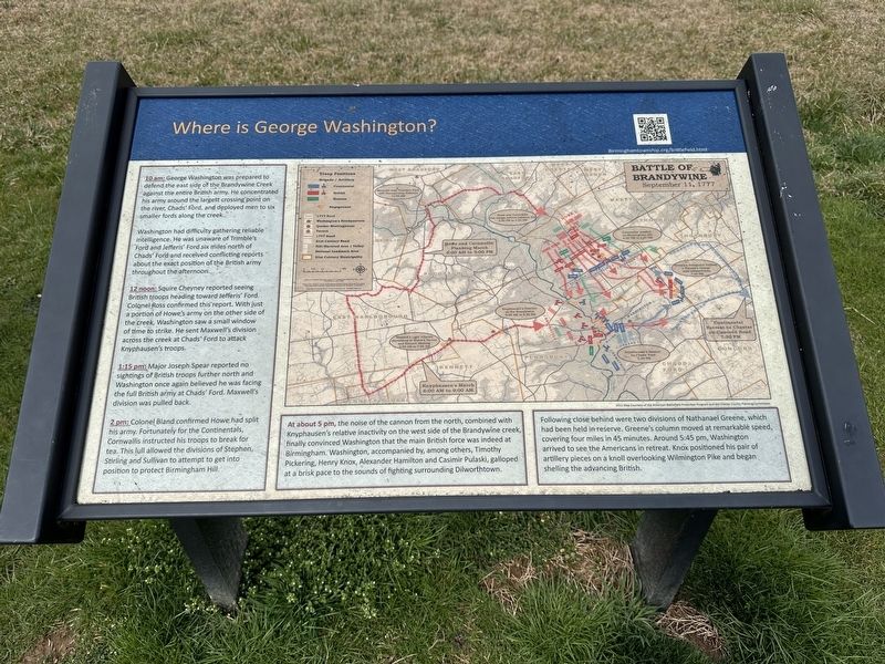 Where is George Washington? Marker image. Click for full size.