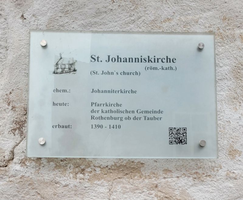 St. Johanniskirche (rm.-kath.) / (St. John's church) Marker image. Click for full size.