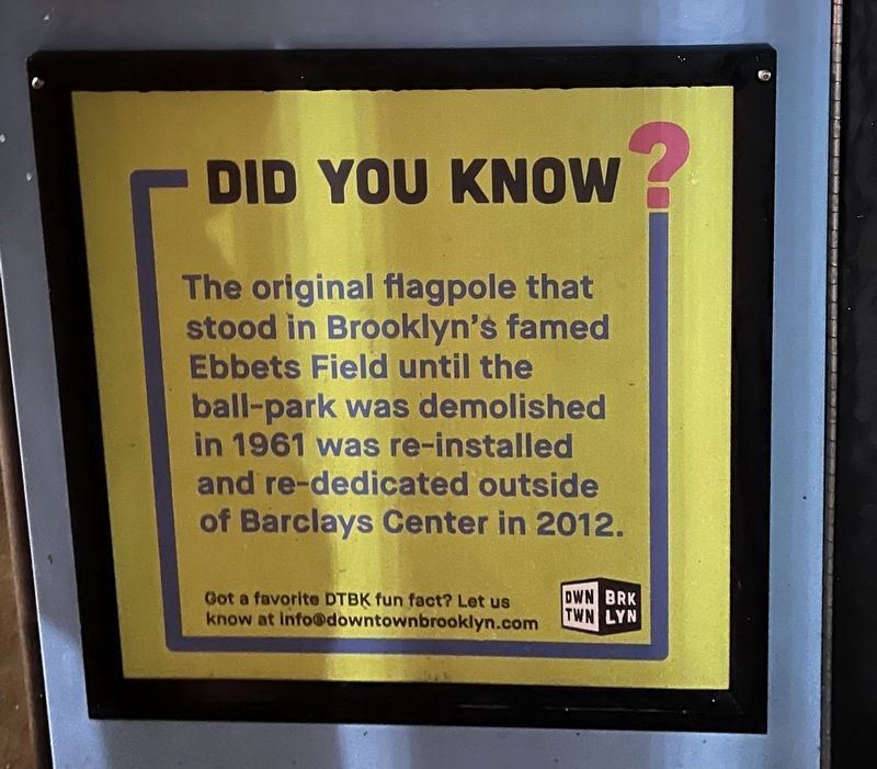 Did You Know? Marker image. Click for full size.