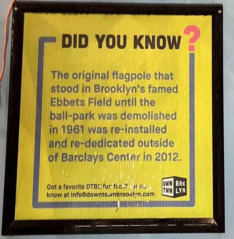 Did You Know? Marker. Click for full size. Did You Know? Marker image. Click for full size.