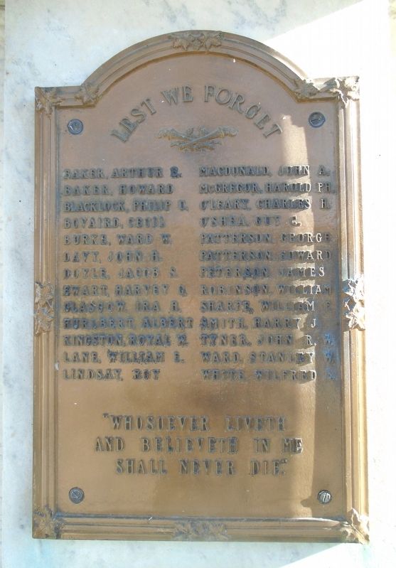 War Memorial. Click for full size. War Memorial image. Click for full size.