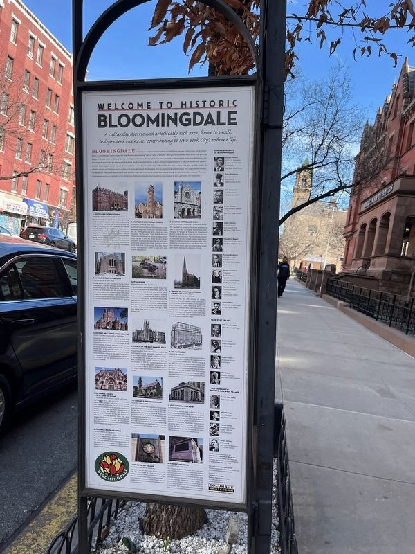 Welcome to Historic Bloomingdale Marker image. Click for full size.