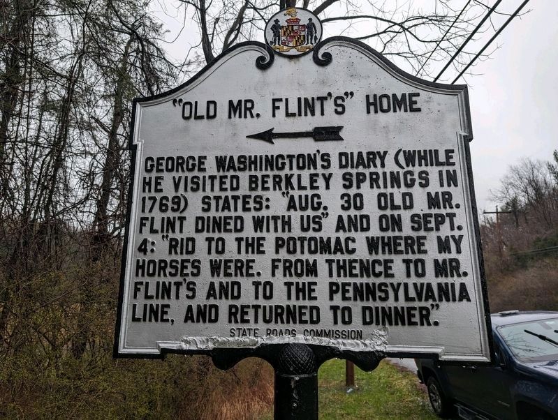 Old Mr. Flints Home Marker image. Click for full size.