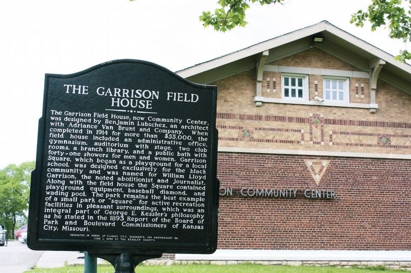 Garrison Field House Marker image. Click for full size.