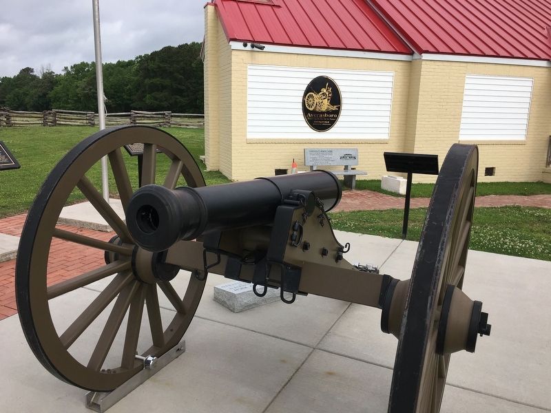 Model 1841 6-pounder Gun replica. Click for full size. Model 1841 6-pounder Gun replica image. Click for full size.
