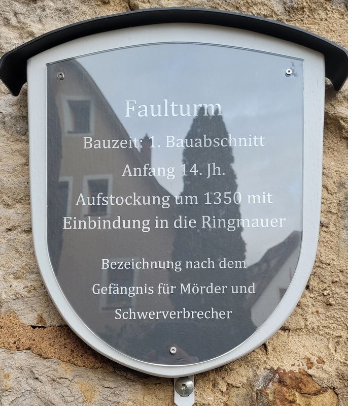 Faulturm Marker. Click for full size. Faulturm Marker image. Click for full size.