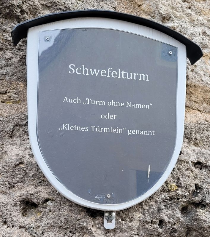 Schwefelturm / Sulfur Tower Marker. Click for full size. Schwefelturm / Sulfur Tower Marker image. Click for full size.