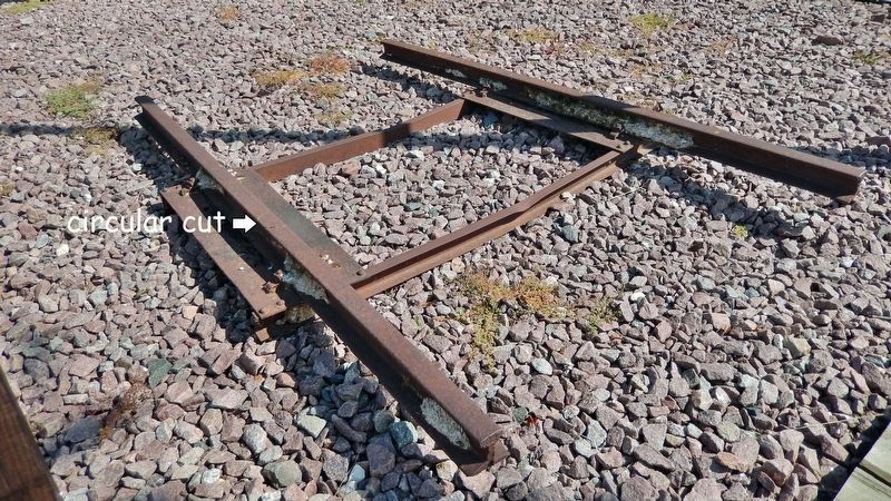 Prefabricated Metal Railroad Track image. Click for full size.