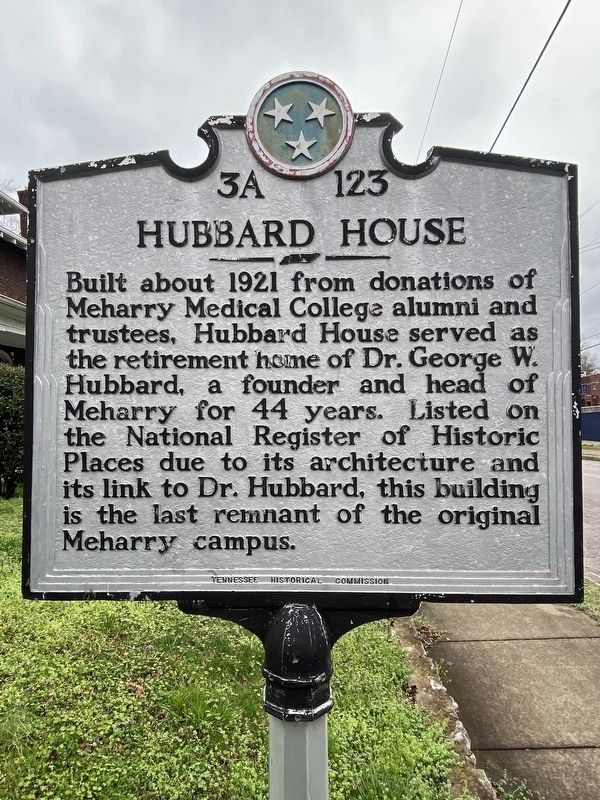 Hubbard House Marker image. Click for full size.