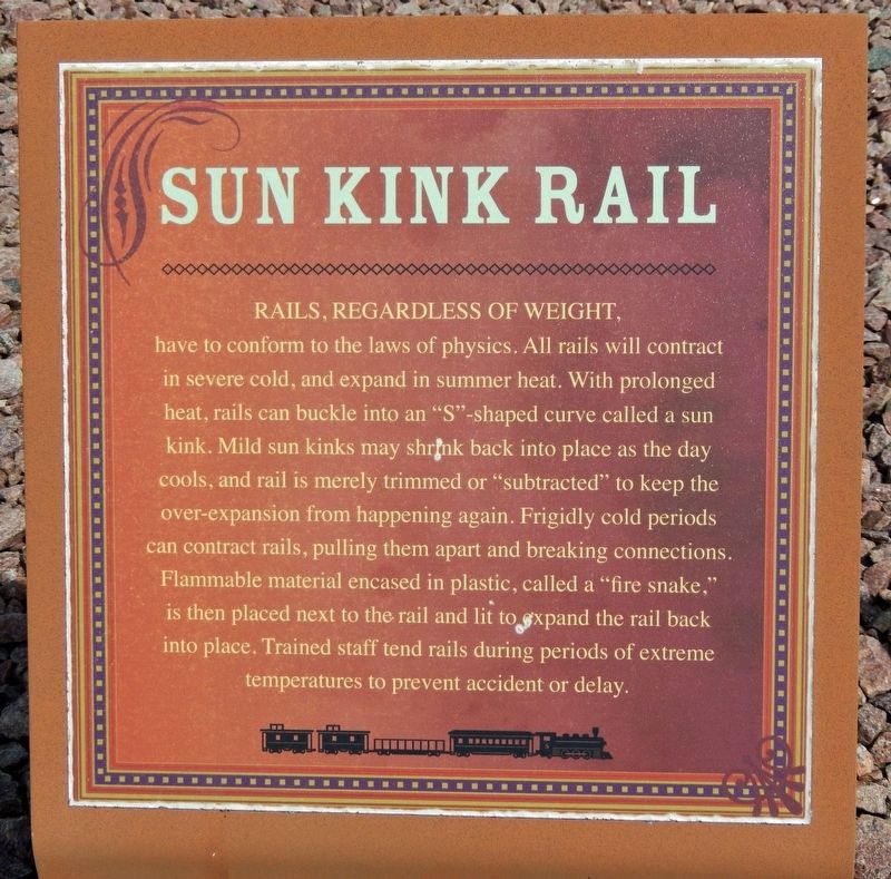 Sun Kink Rail Marker image. Click for full size.