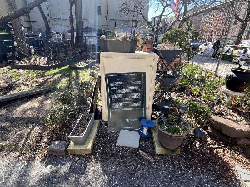 Pleasant Village Community Garden Marker image. Click for full size.
