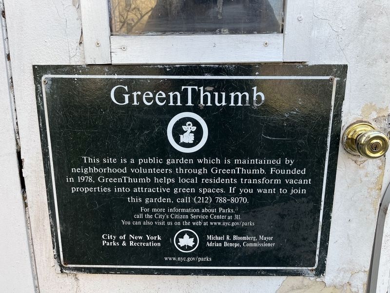 GreenThumb Marker image. Click for full size.