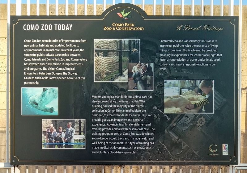 Como Zoo Today Marker image. Click for full size.