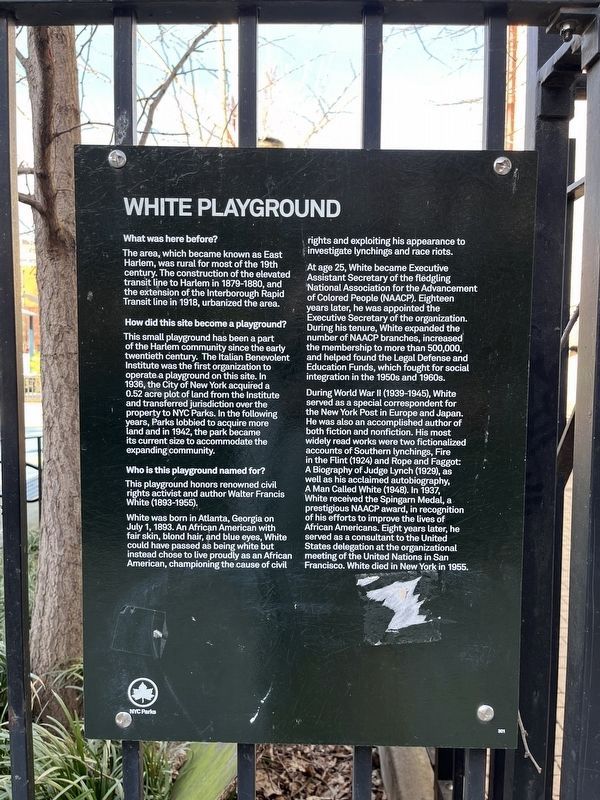 White Playground Marker. Click for full size. White Playground Marker image. Click for full size.
