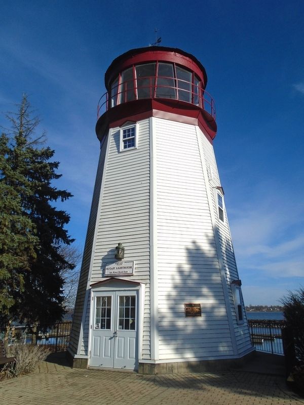 Lighthouse and Restoration Project Marker image. Click for full size.