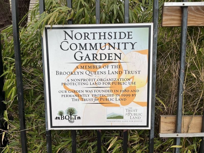 Northside Community Garden Marker image. Click for full size.