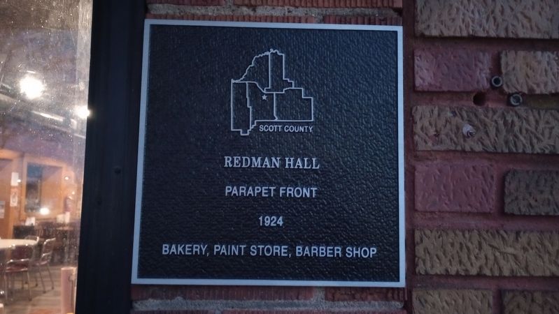 Redman Hall Marker image. Click for full size.