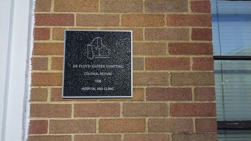 Dr. Floyd Napper Hospital Marker. Click for full size. Dr. Floyd Napper Hospital Marker image. Click for full size.