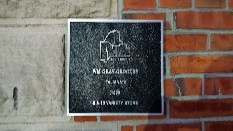 Wm. Gray Grocery Marker. Click for full size. Wm. Gray Grocery Marker image. Click for full size.