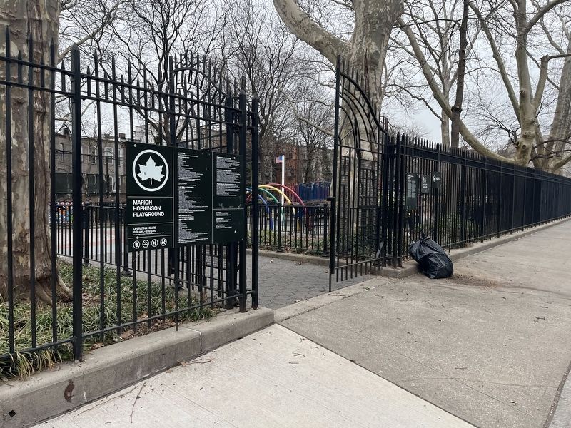 Marion & Hopkinson Playground Marker image. Click for full size.