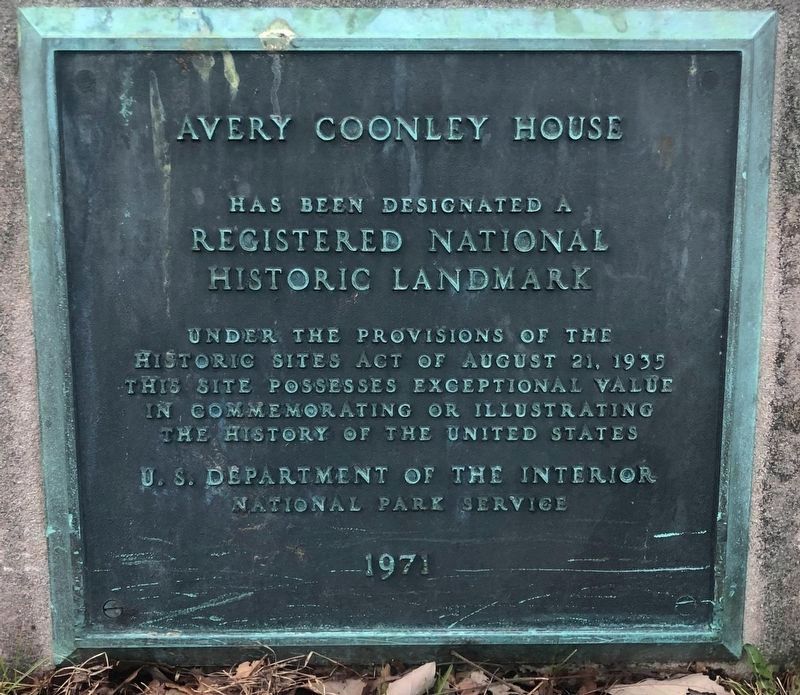 Avery Coonley House Marker image. Click for more information.