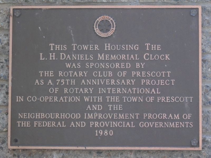Rotary Clock Tower Marker image. Click for full size.
