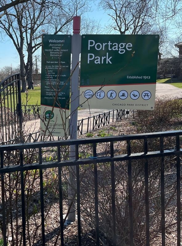 Portage Park sign image. Click for full size.