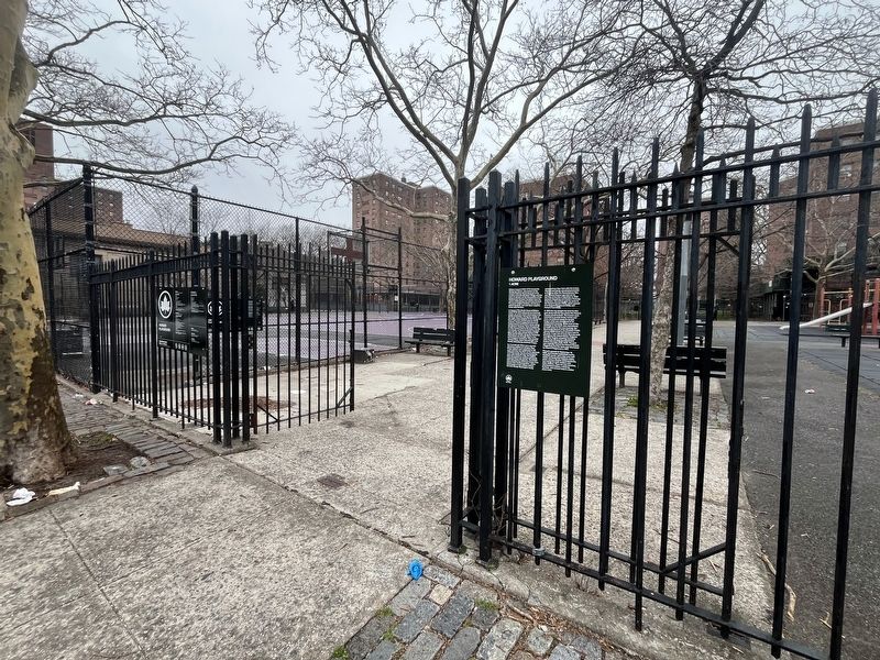 Howard Playground Marker. Click for full size. Howard Playground Marker image. Click for full size.