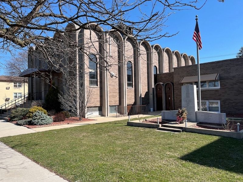 Romanian American War Memorial and St. Mary Romanian Orthodox Church image. Click for full size.