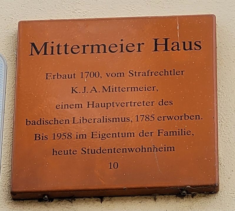 Mittermeier Haus / Mittermeier House Marker image. Click for full size.