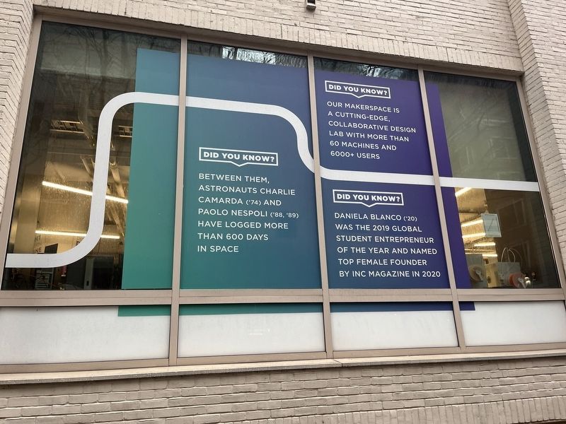 New York University Tandon School of Engineering Marker [Right panel] image. Click for full size.