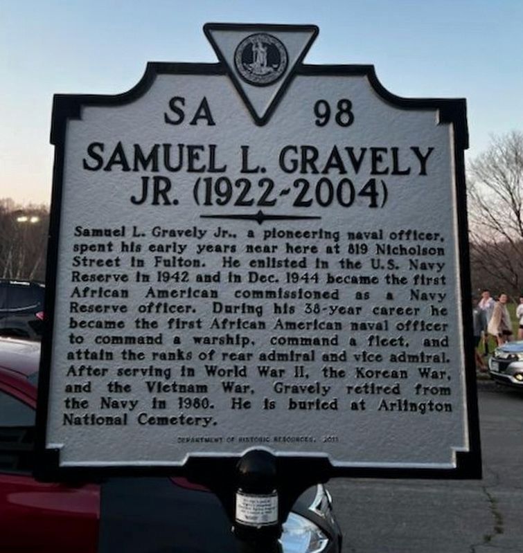 Samuel L. Gravely Jr. Marker image. Click for full size.