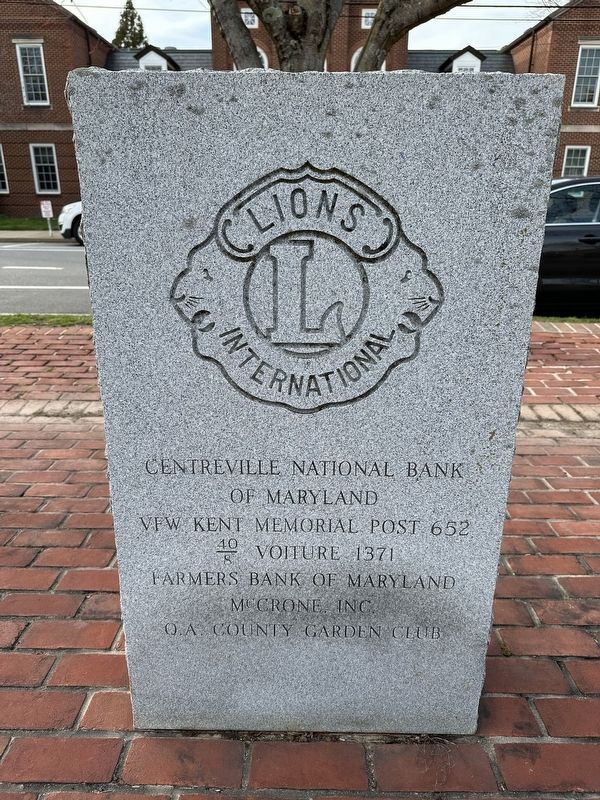 The Lions Club of Centreville POW - MIA Monument rear. Click for full size. The Lions Club of Centreville POW - MIA Monument rear image. Click for full size.