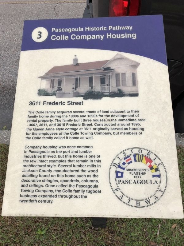 Colle Company Housing Marker image. Click for full size.