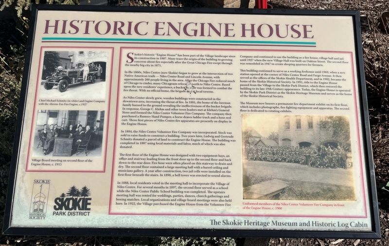 Historic Engine House Marker image. Click for full size.