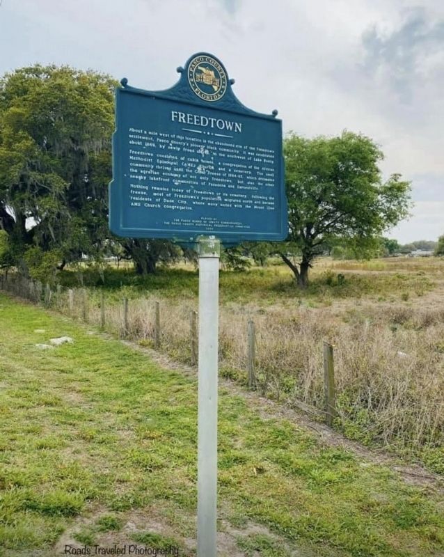 Freedtown Marker. Click for full size. Freedtown Marker image. Click for full size.