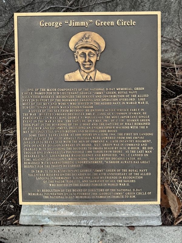 George Jimmy Green Circle Marker. Click for full size. George Jimmy Green Circle Marker image. Click for full size.