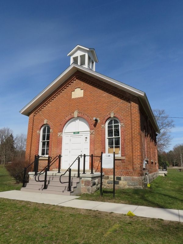 Dixboro School Marker. Click for full size. Dixboro School Marker image. Click for full size.