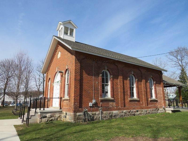 Dixboro School Marker. Click for full size. Dixboro School Marker image. Click for full size.