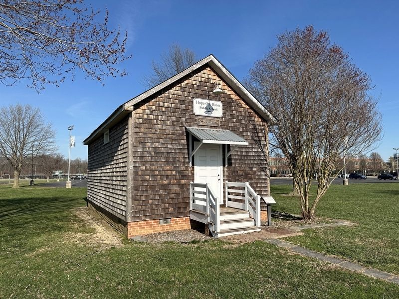 The Hope School with marker visible on the right. Click for full size. The Hope School with marker visible on the right image. Click for full size.